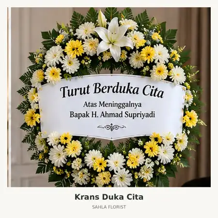 Krans Bunga Duka Brebes